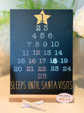 Load image into Gallery viewer, Chalkboard Countdown Calendar
