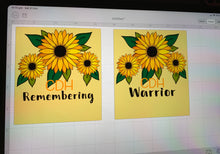 Load image into Gallery viewer, CDH Warrior/ Remembering Stickers
