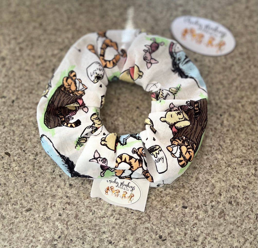Winnie the Pooh - Vintage  - Scrunchie