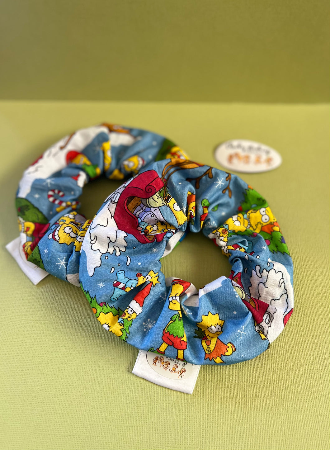 The Simpsons Christmas Scrunchie