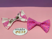Load image into Gallery viewer, Flamingo Bow Clips - 2 Pack
