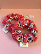 Load image into Gallery viewer, Winnie the Pooh Christmas Scrunchie
