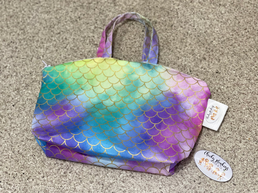 Mermaid Scales Toiletries / Make Up Bag