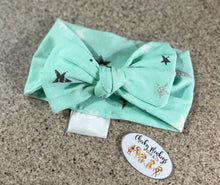 Load image into Gallery viewer, Blue Starry Bow Knot Head Band
