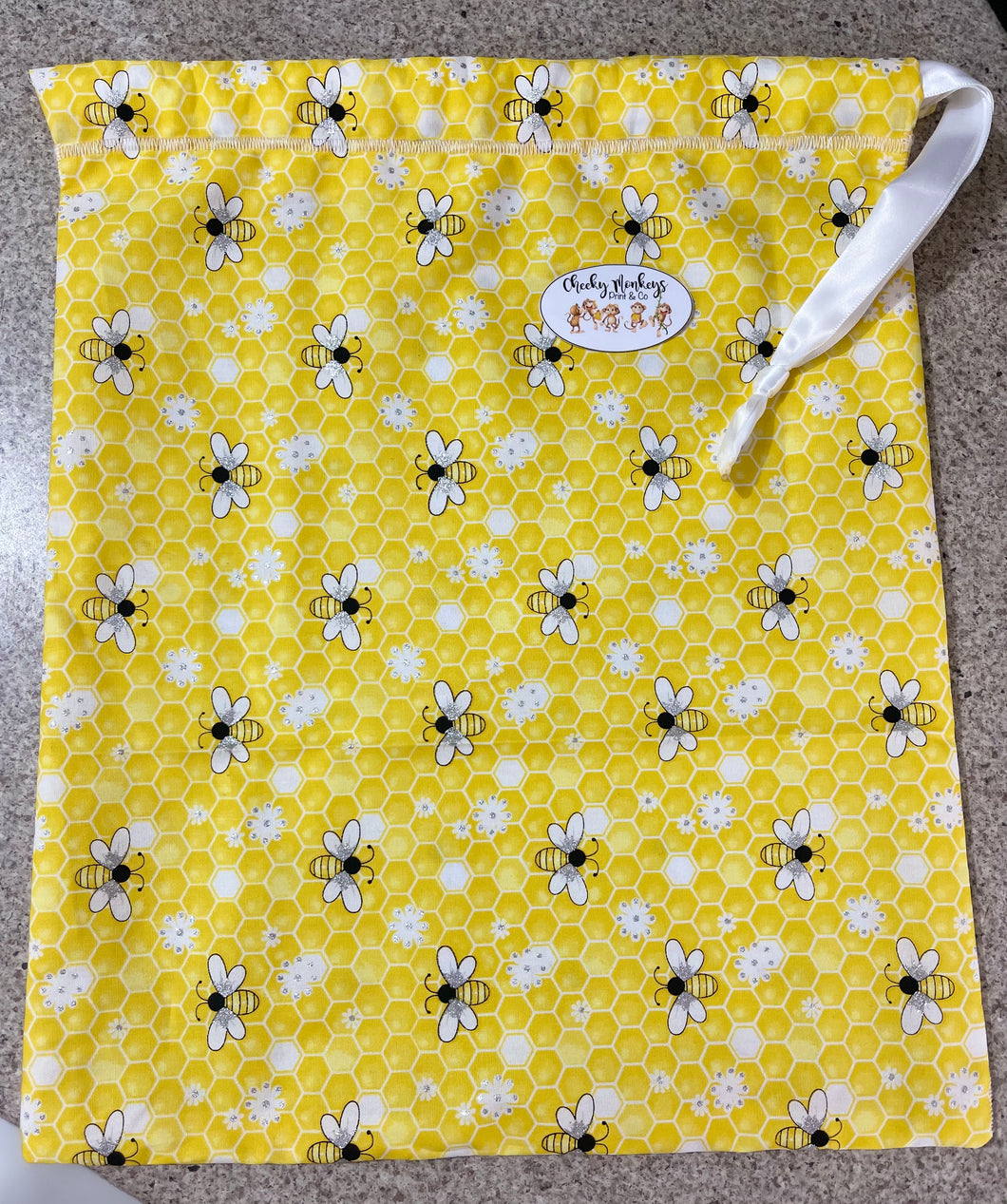 Bumble Bee Draw String Bag