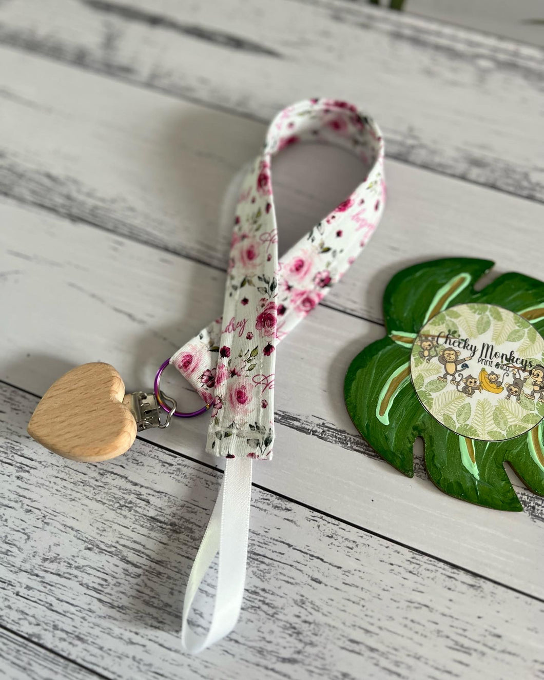 Personalised Fabric Pacifier Chain