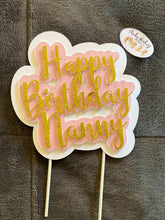 Load image into Gallery viewer, Happy Birthday Nanny (Nanna/Nana) Cake Topper
