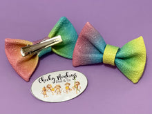 Load image into Gallery viewer, Mermaid Scales Bow Clips - 2 Pack
