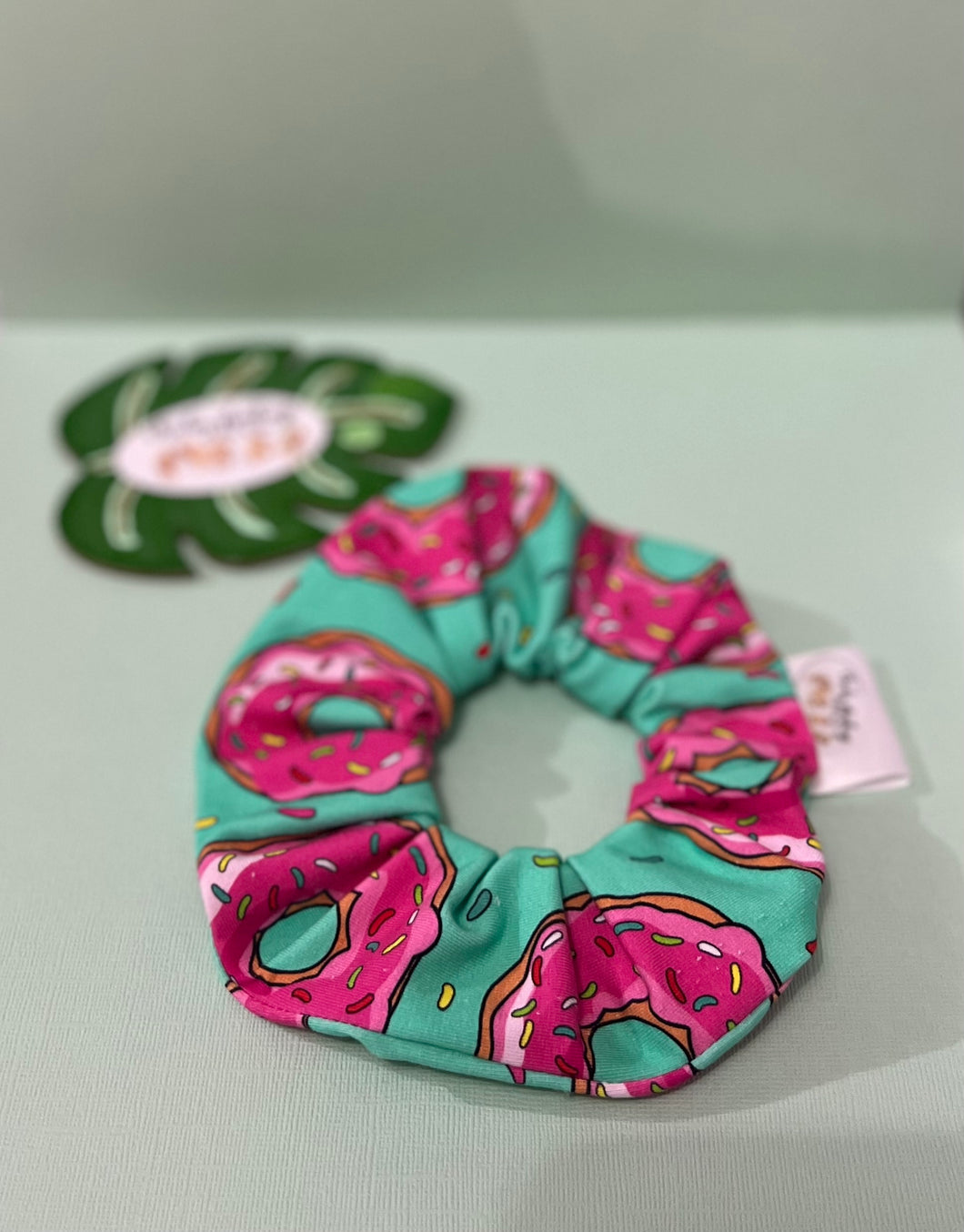 Doughnuts - Green -  Scrunchie ✨LIMITED PRODUCT✨