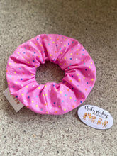 Load image into Gallery viewer, Pink Dots Scrunchie
