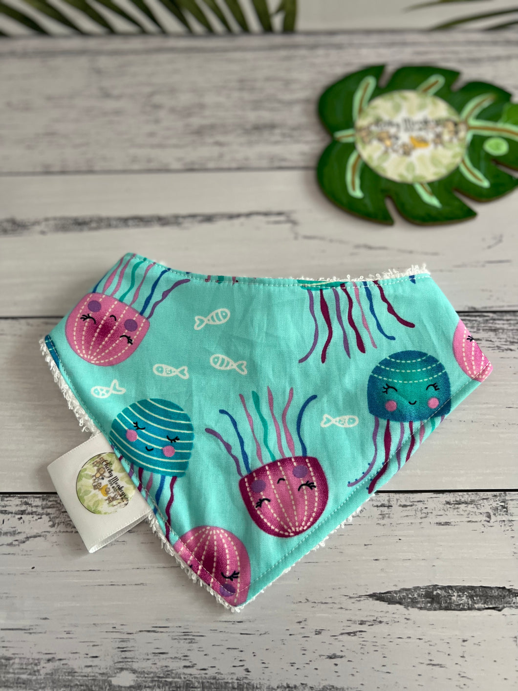 Jelly Fish Bandana Bib