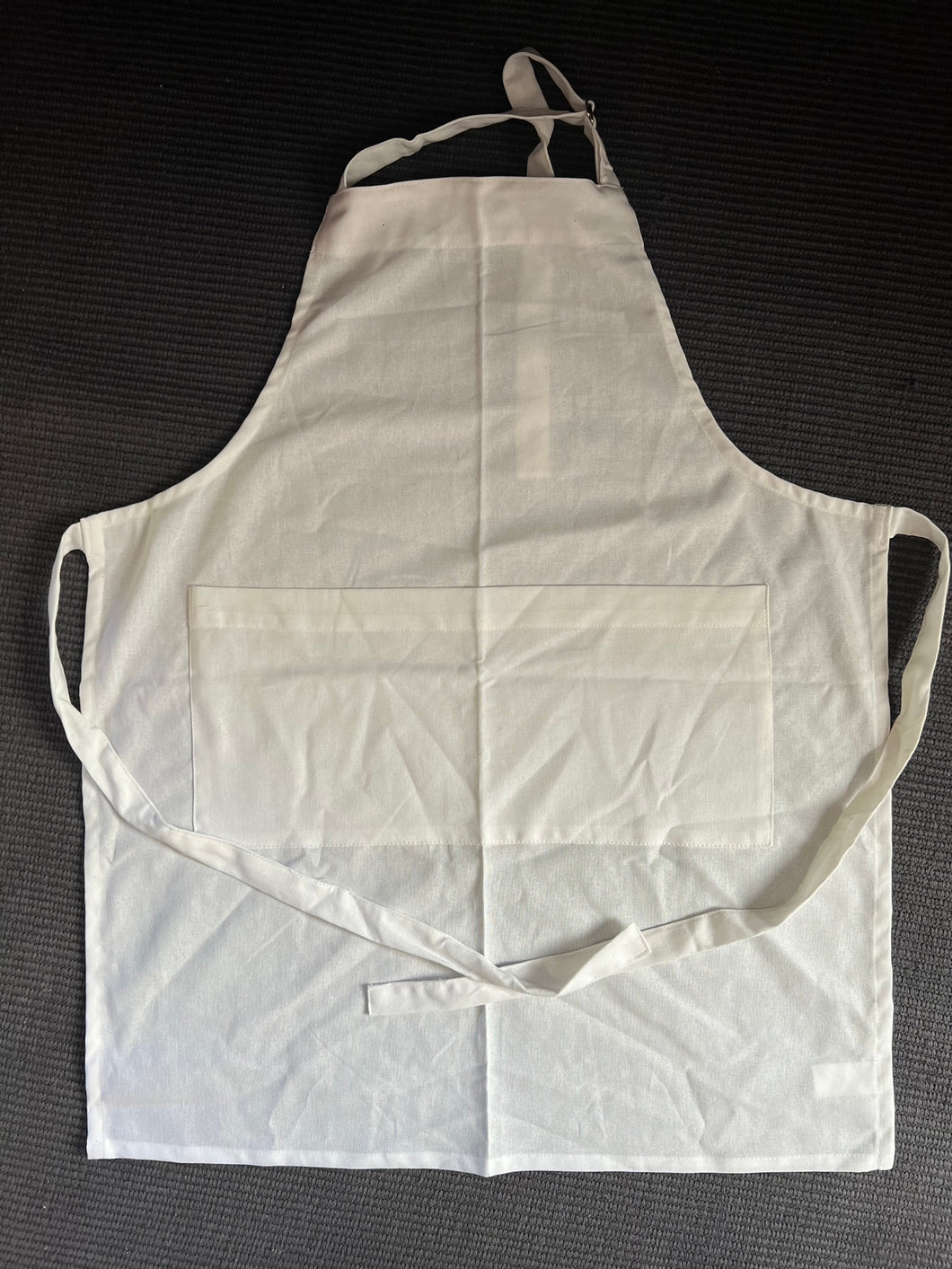 Custom White Apron