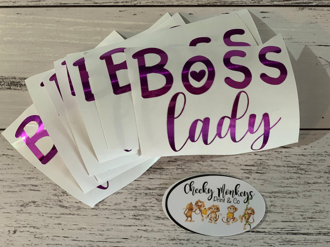 Boss Lady Decal