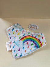 Load image into Gallery viewer, Rainbow Bandana Bib
